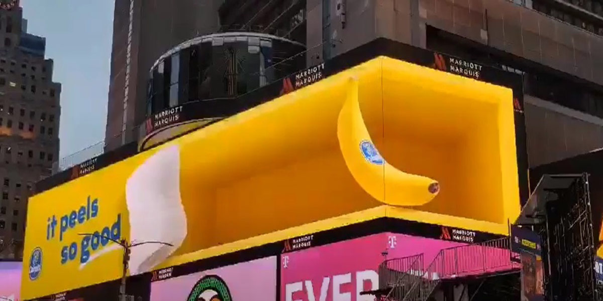 Chiquita protagonista a Times Square